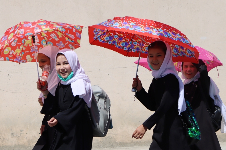 Since taking power, the Taliban has only allowed girls of primary age to attend school 