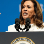 Kamala Harris criticizes Donald Trump for using Arlington Cemetery footage in campaign ads, citing disrespect for veterans.