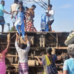 School Van Overturns on Railway Track in Cuddalore