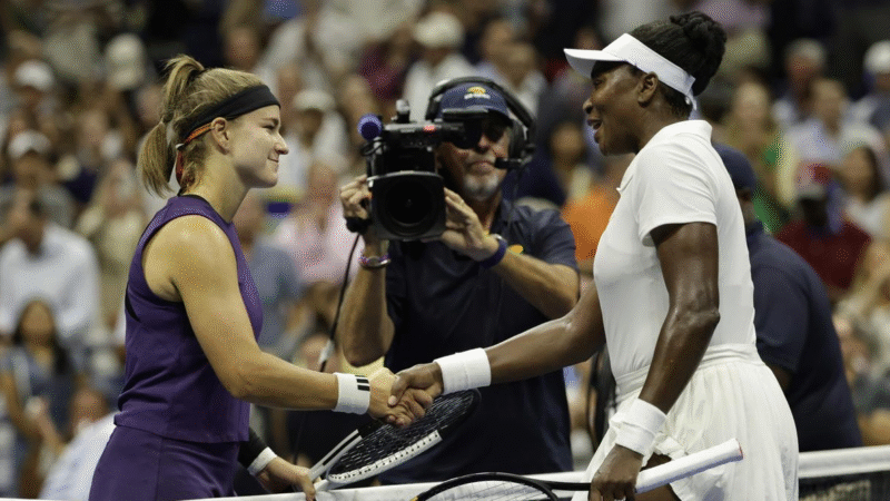 Venus Williams Falls in U.S. Open Return After Two-Year Hiatus