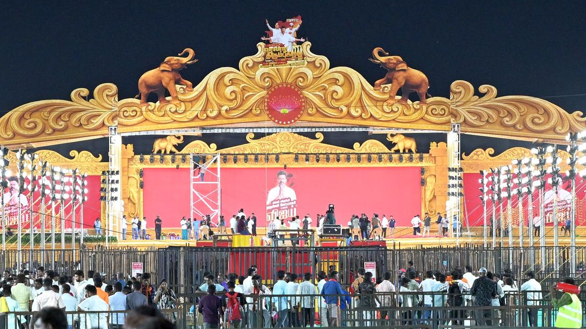 Tamilaga Vettri Kazhagam Prepares for Grand Second State Conference in Madurai