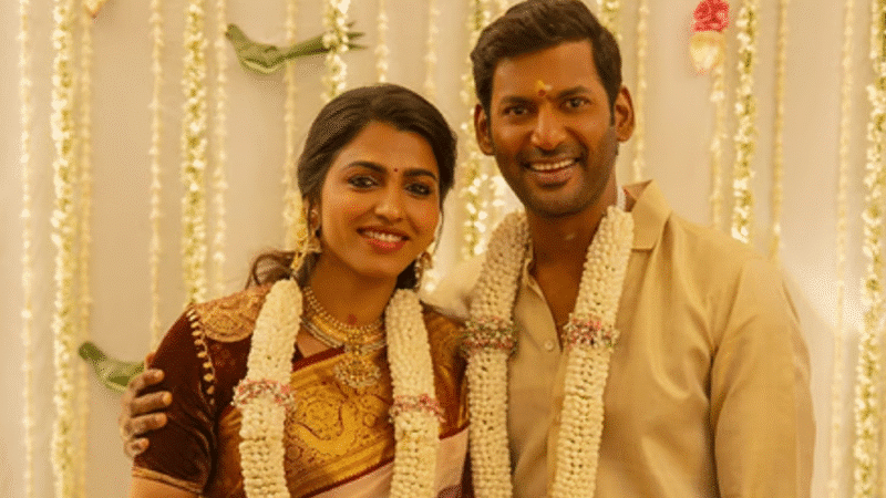 Actor Vishal Gets Engaged to Sai Dhanshika on His Birthday