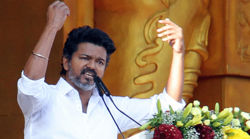 Case Filed Against TVK President Vijay Over Youth Manhandling